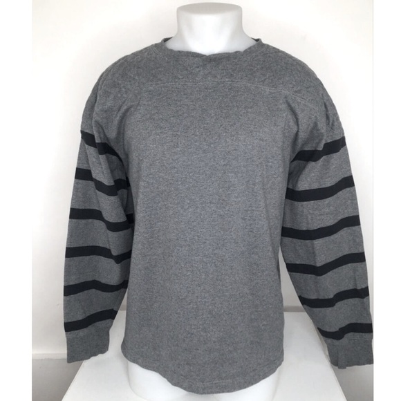 J. PETERMAN - Vintage Heavy Shoulder & Elbow Pads Md. Rugby Pullover Sweatshirt - Picture 2 of 15